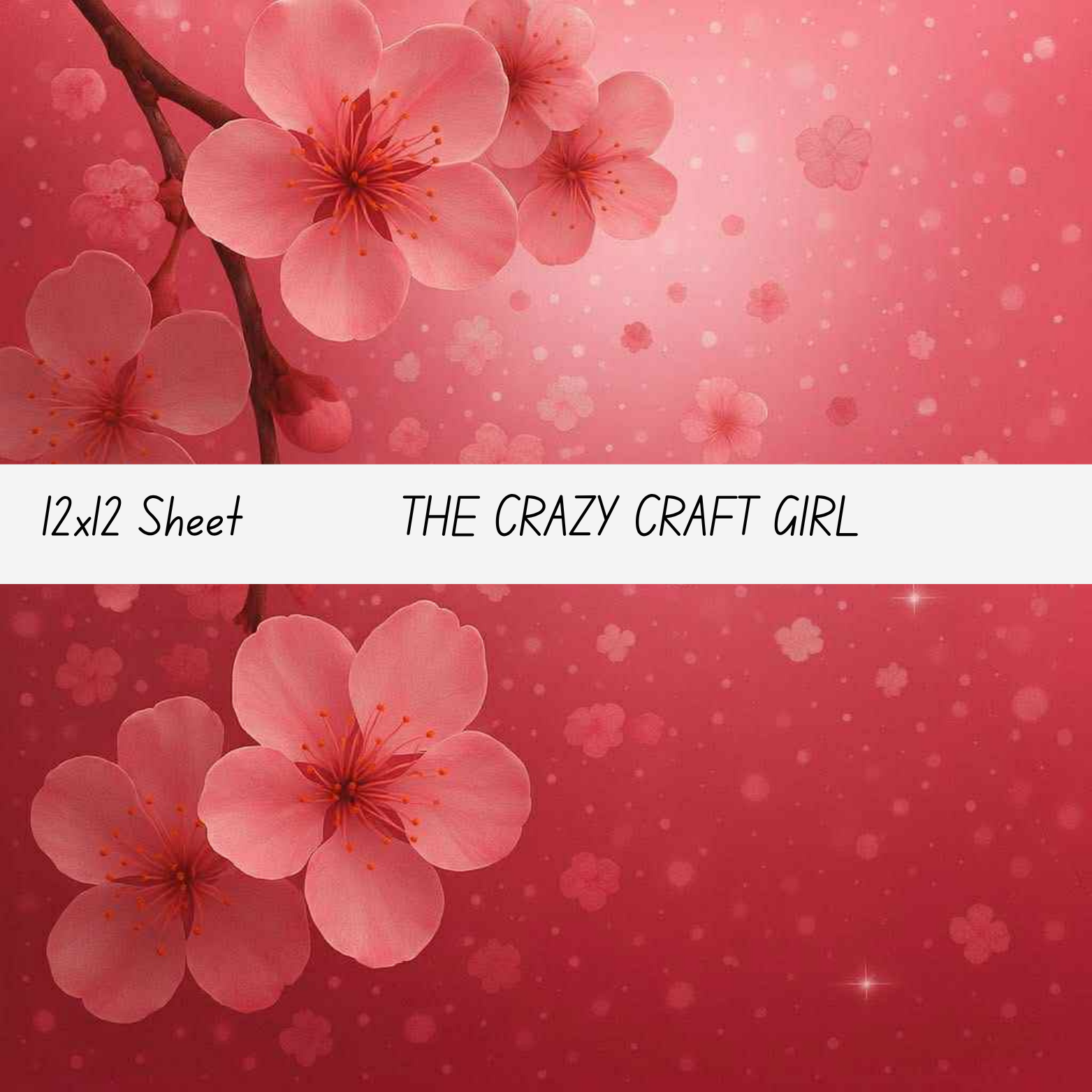 Flower Blossom Vinyl Sheets