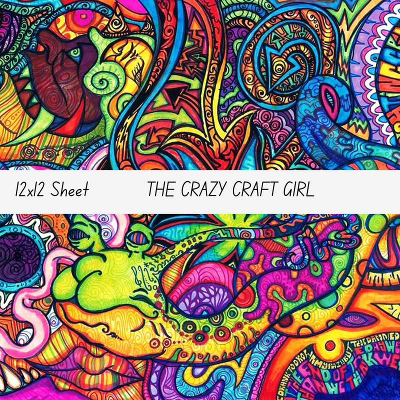 Trippy Funk Vinyl Sheets