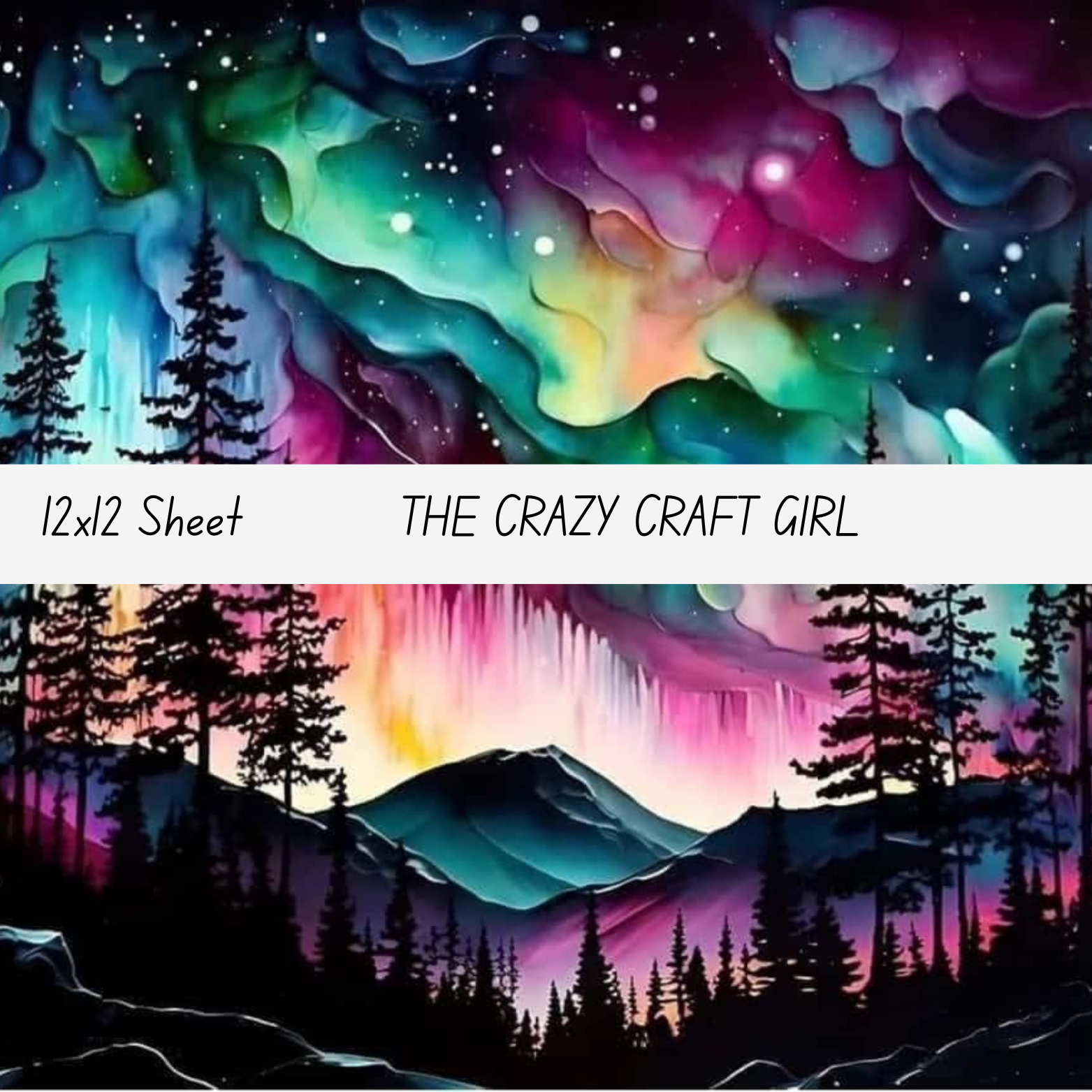 Northern Lights Vinyl Sheets