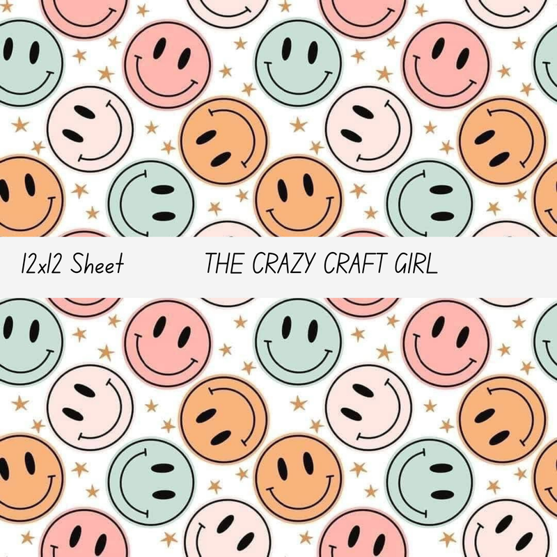 Smiley 1 Vinyl Sheets