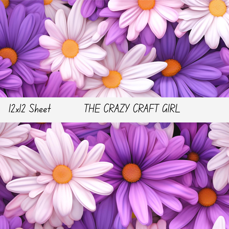 Floral 1 Vinyl Sheets