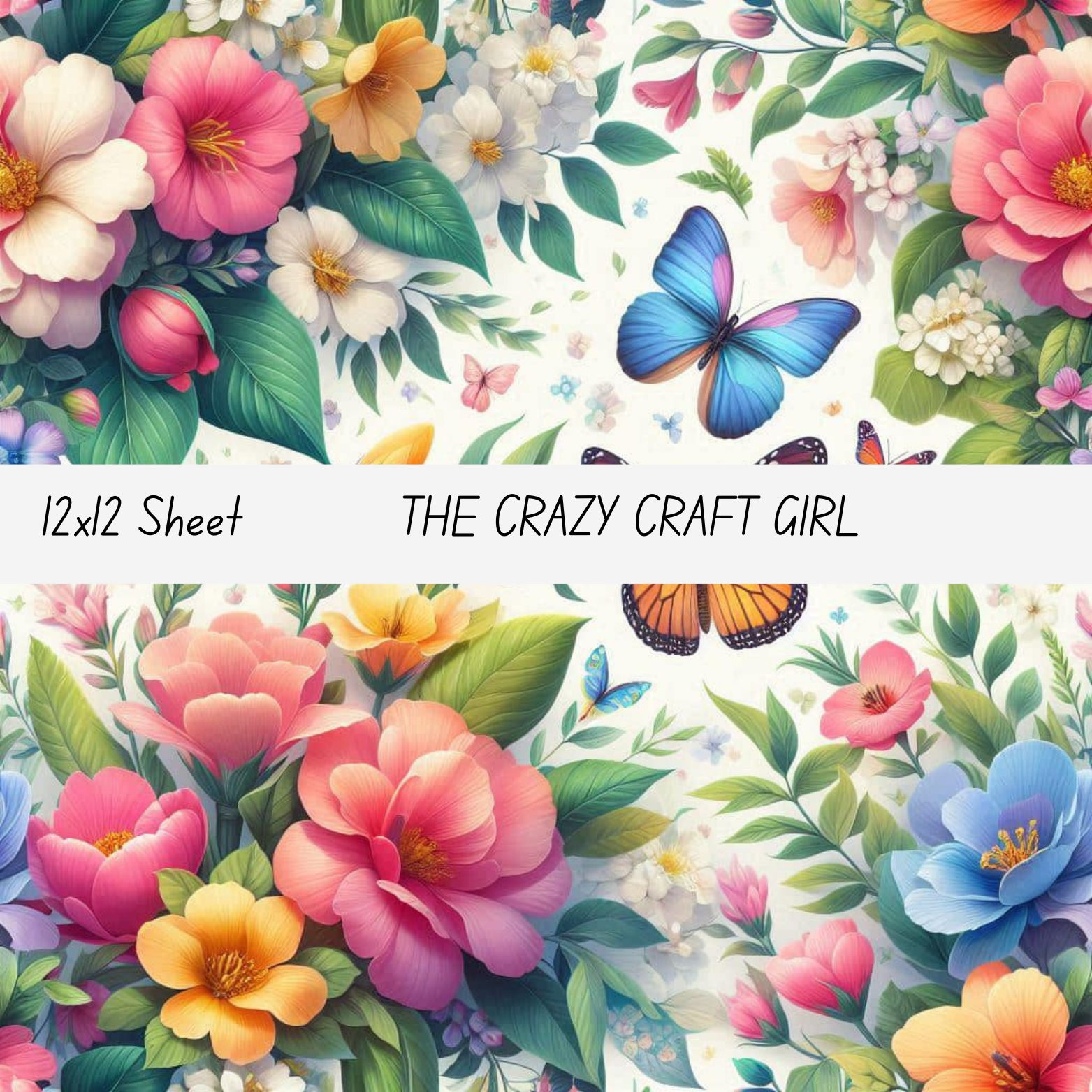 BF with Floral Vinyl Sheets