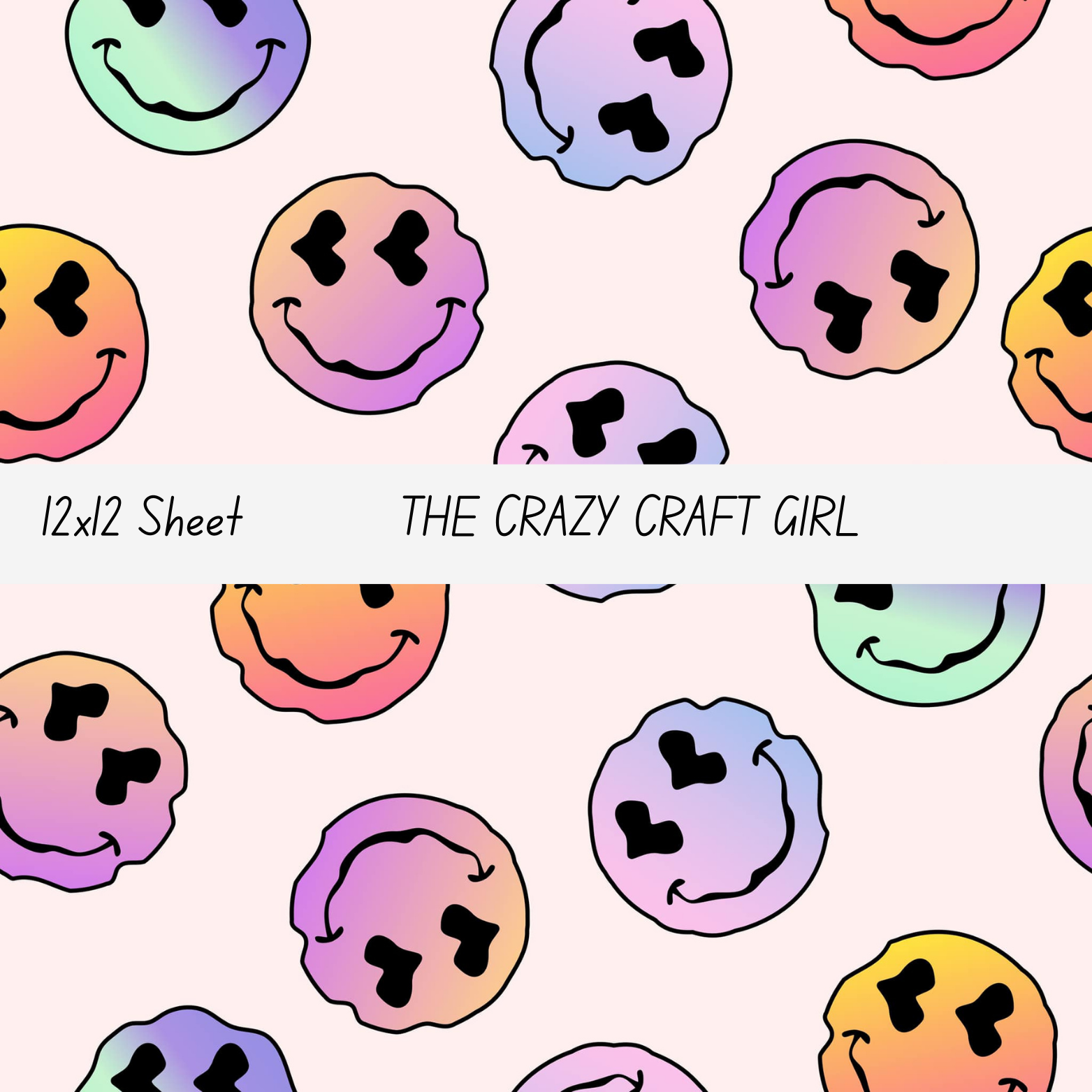 Smiley 2 Vinyl Sheets