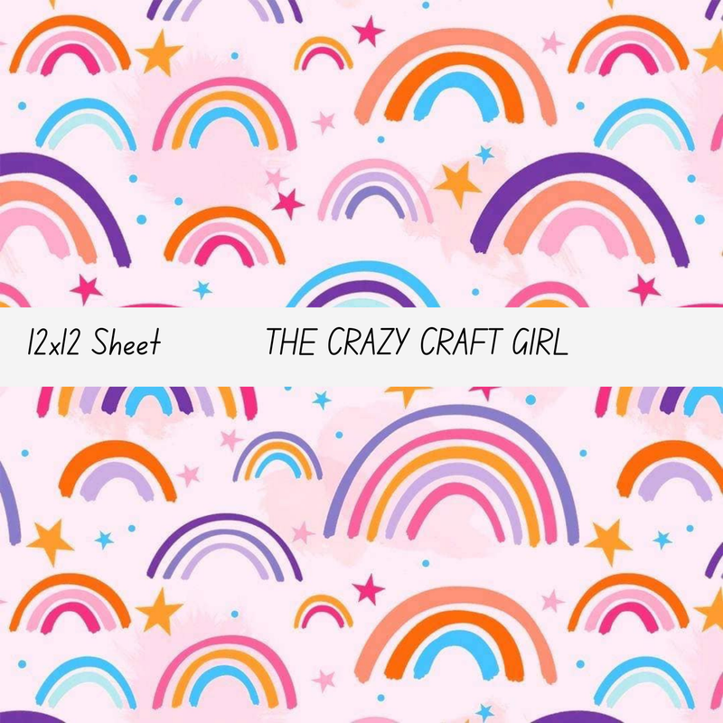 Rainbow1 Vinyl Sheets