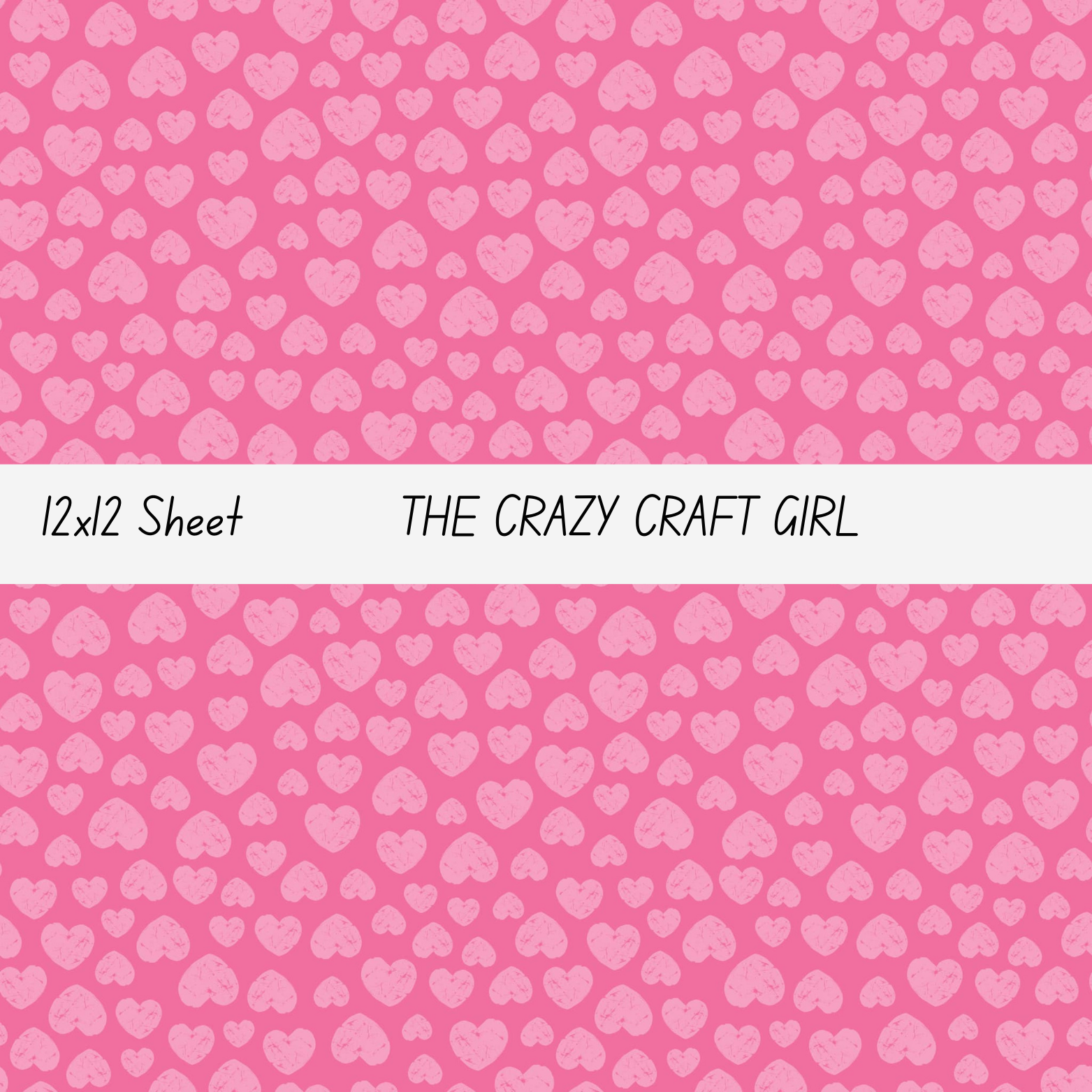 PW Hearts Vinyl Sheets