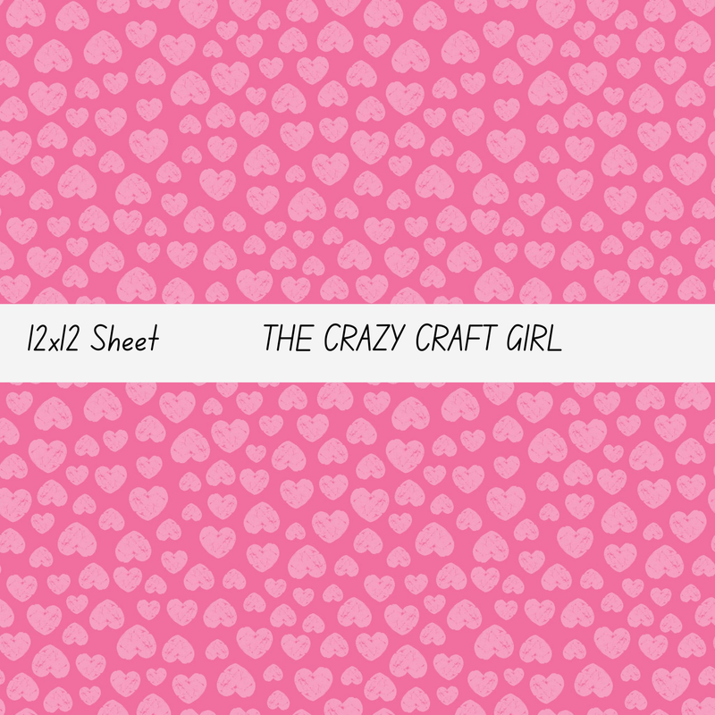 PW Hearts Vinyl Sheets
