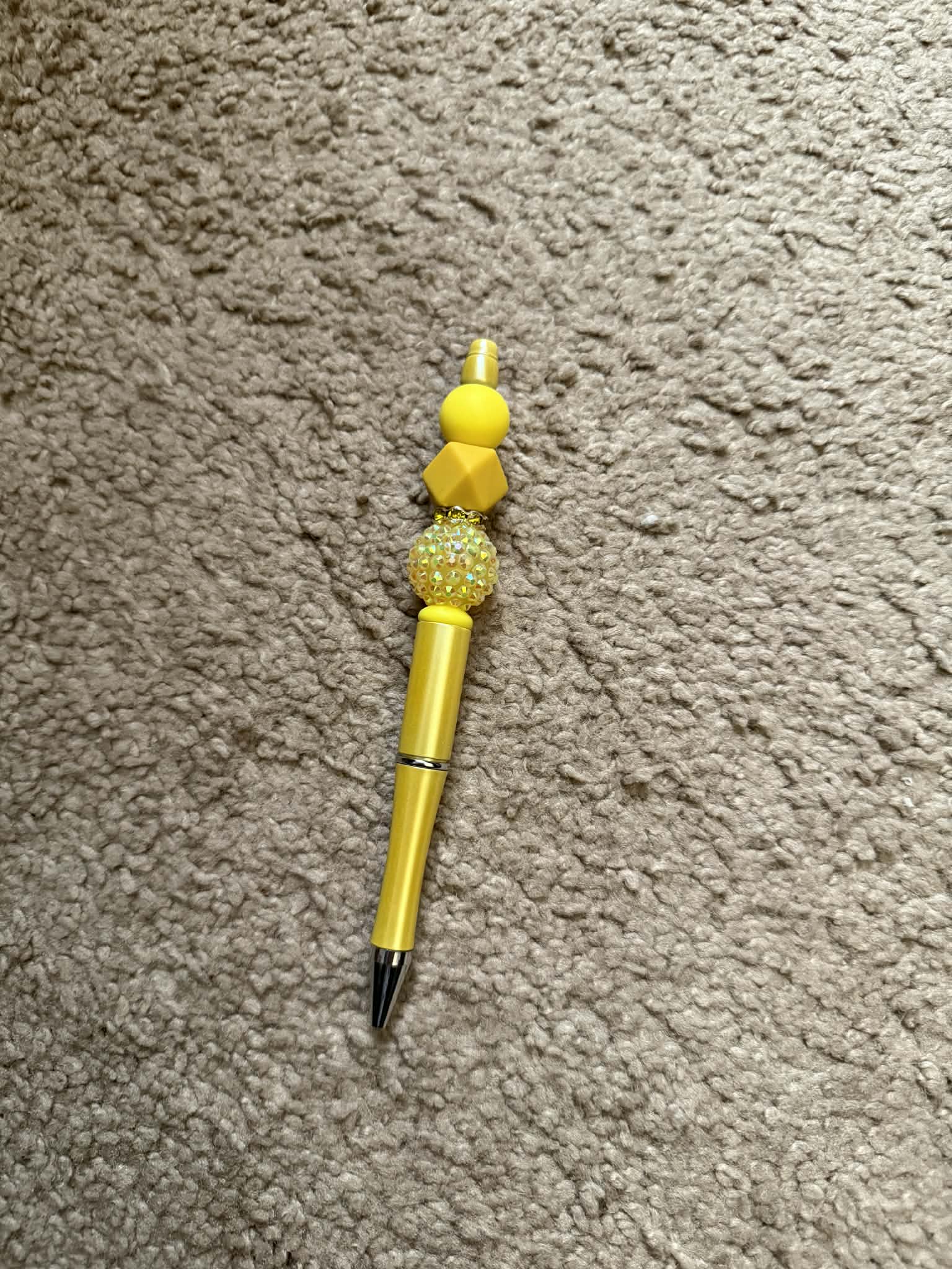 Yellow Theme Beaded Pen