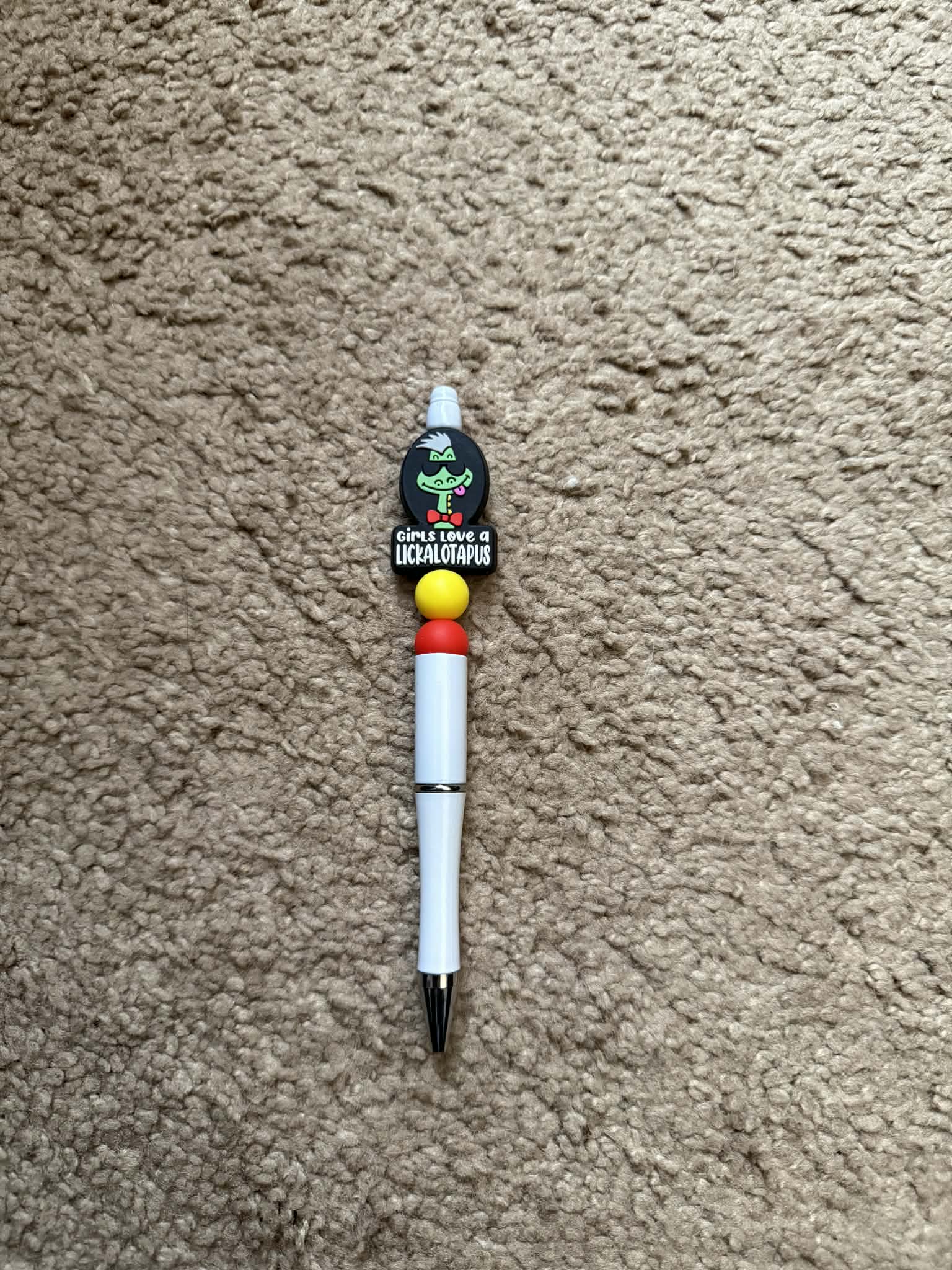 Lickalotapus Beaded Pen