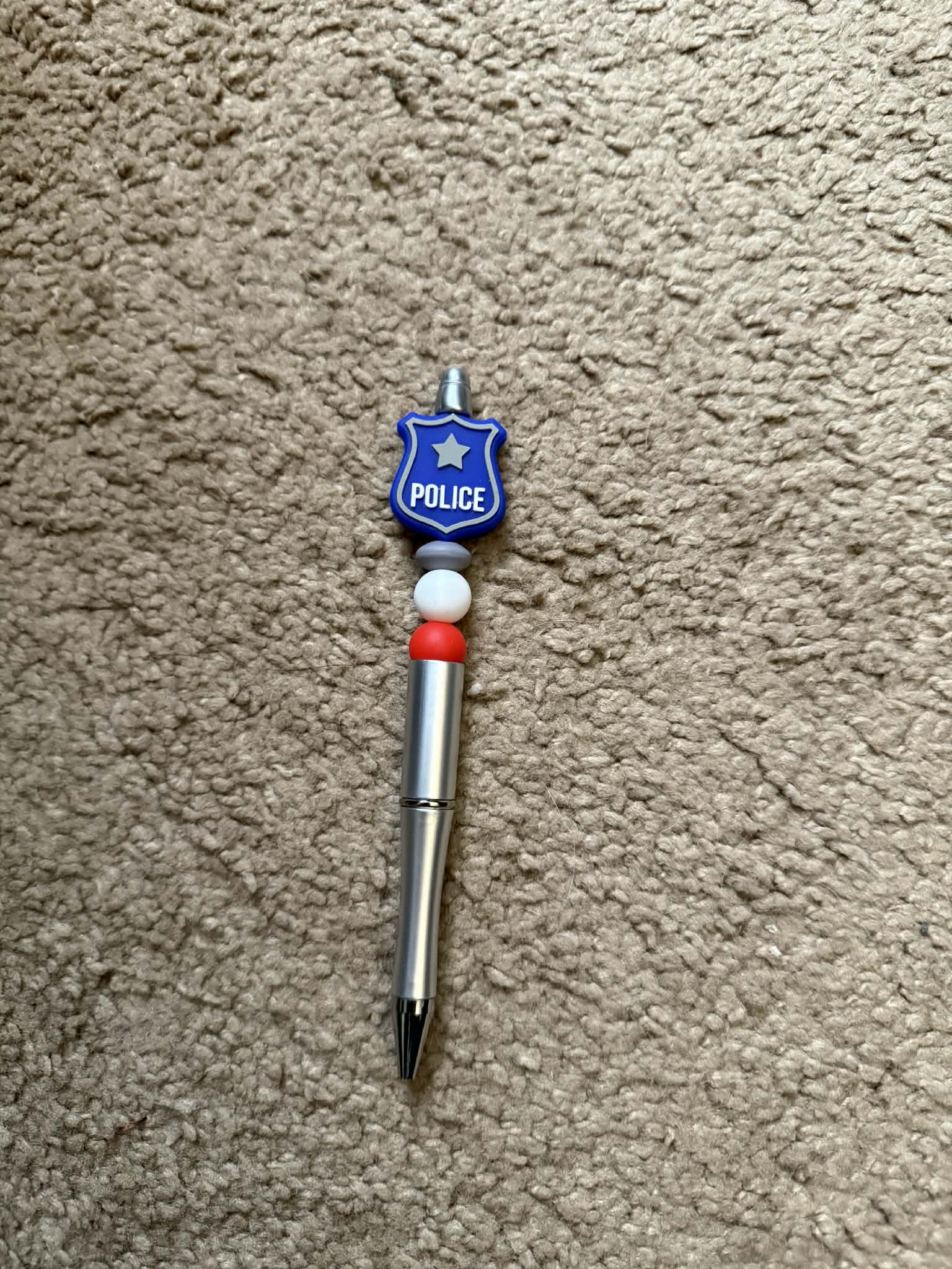 Police Beaded Pen