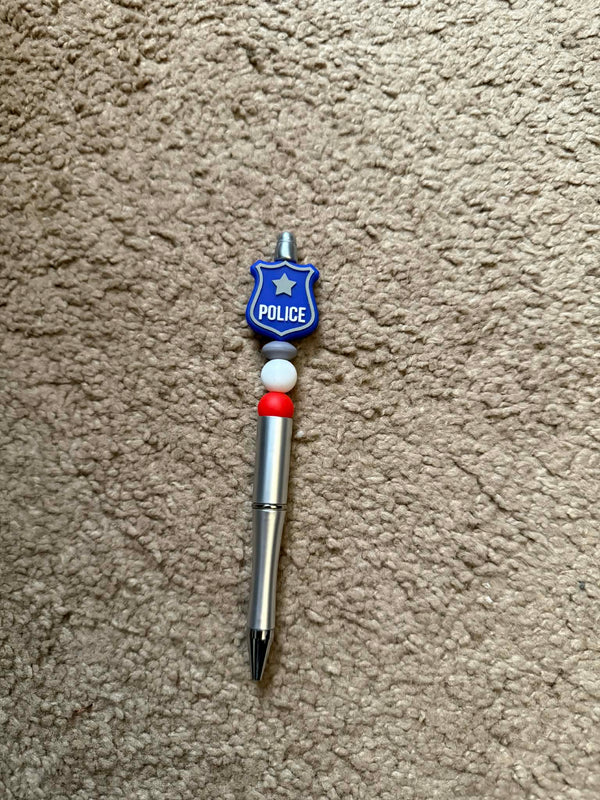 Police Beaded Pen