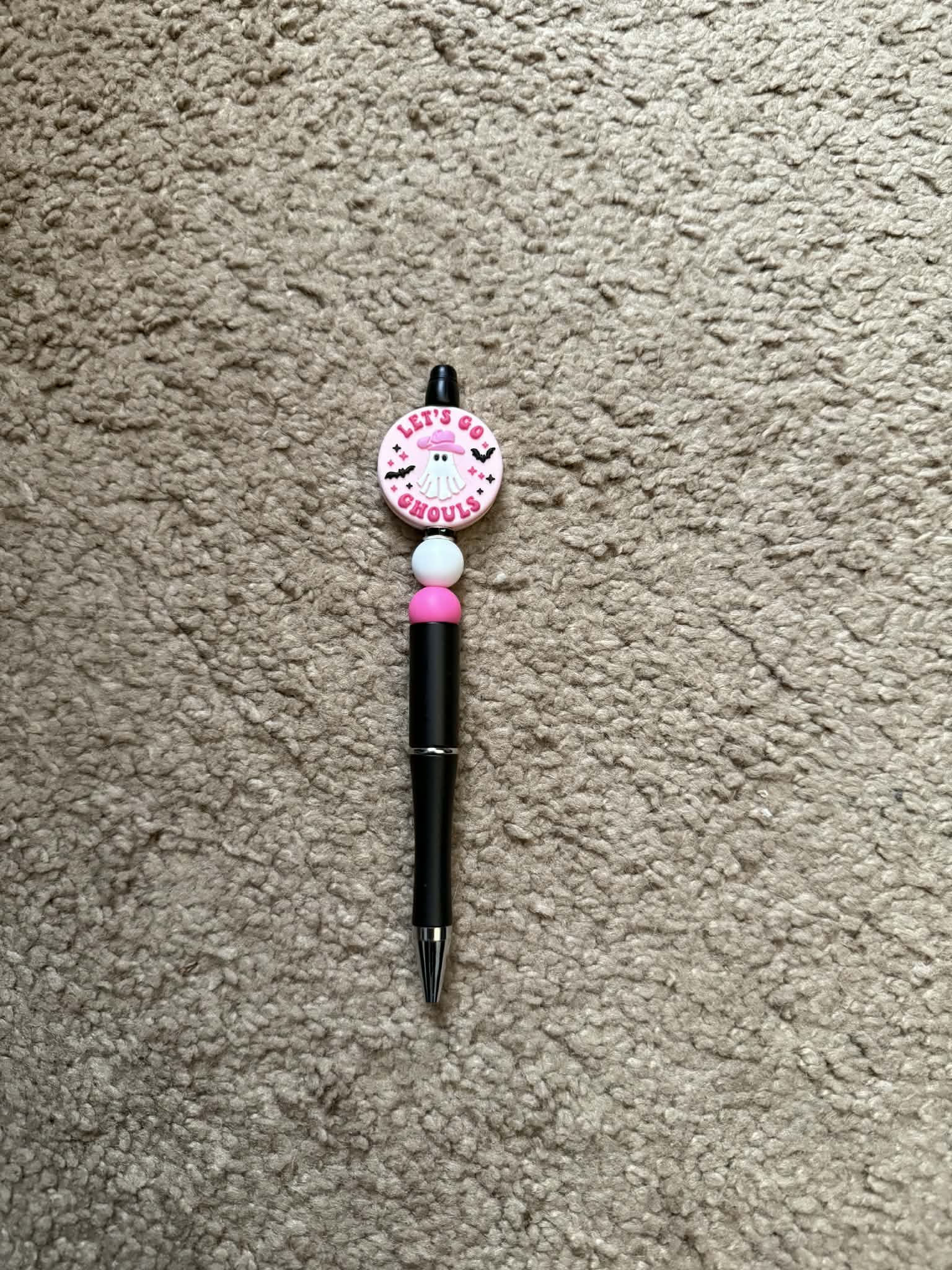 Let's Go Ghouls Beaded Pen