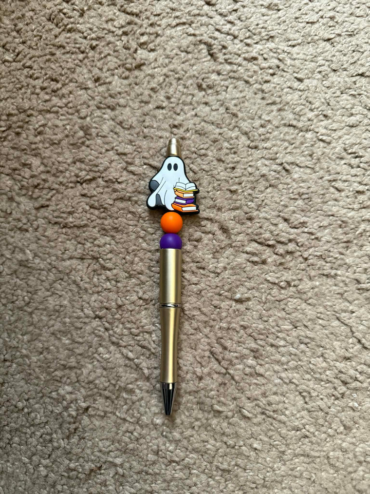 Book Ghosty Beaded Pen