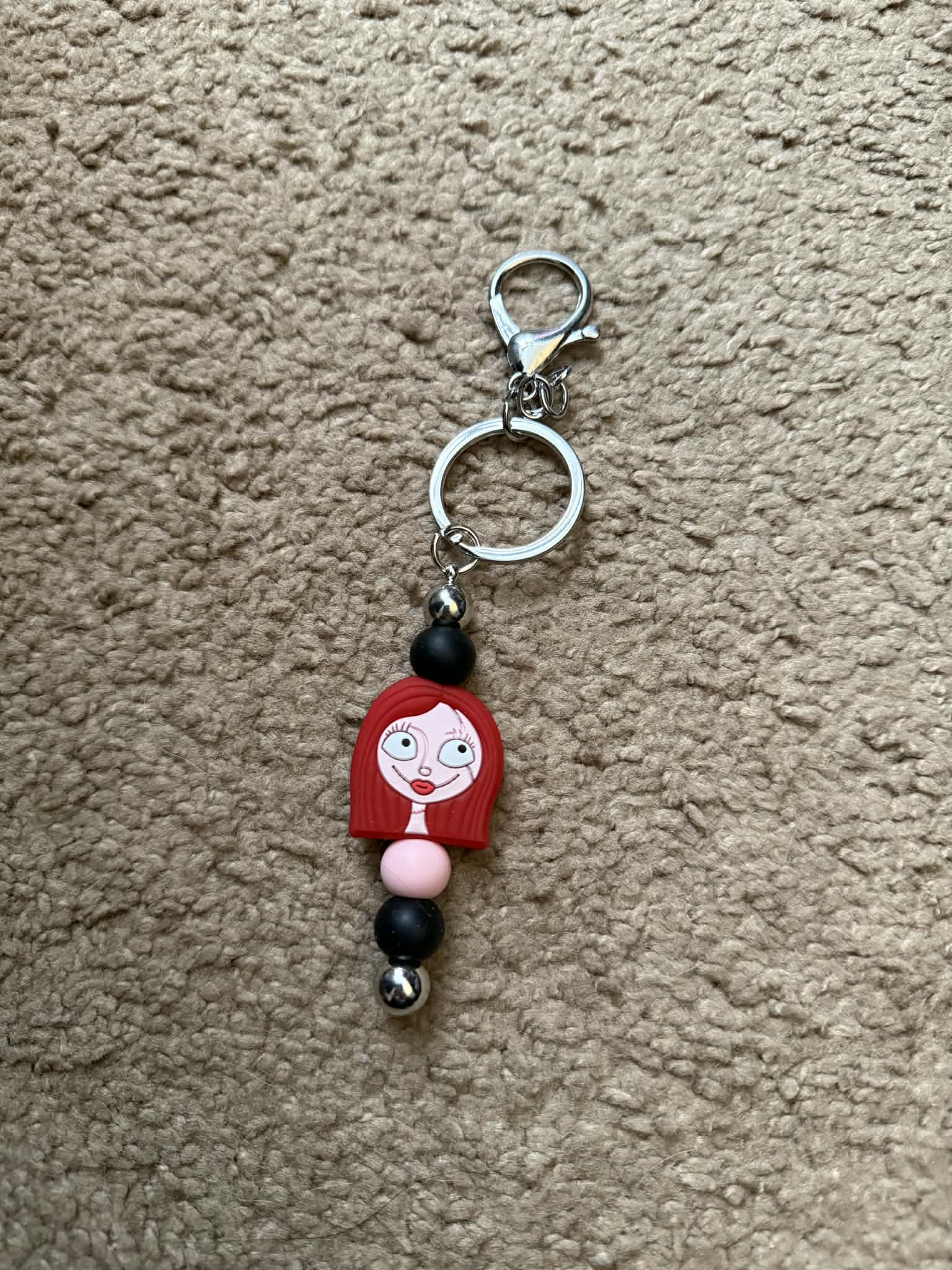 Ragdoll Beaded Keychain