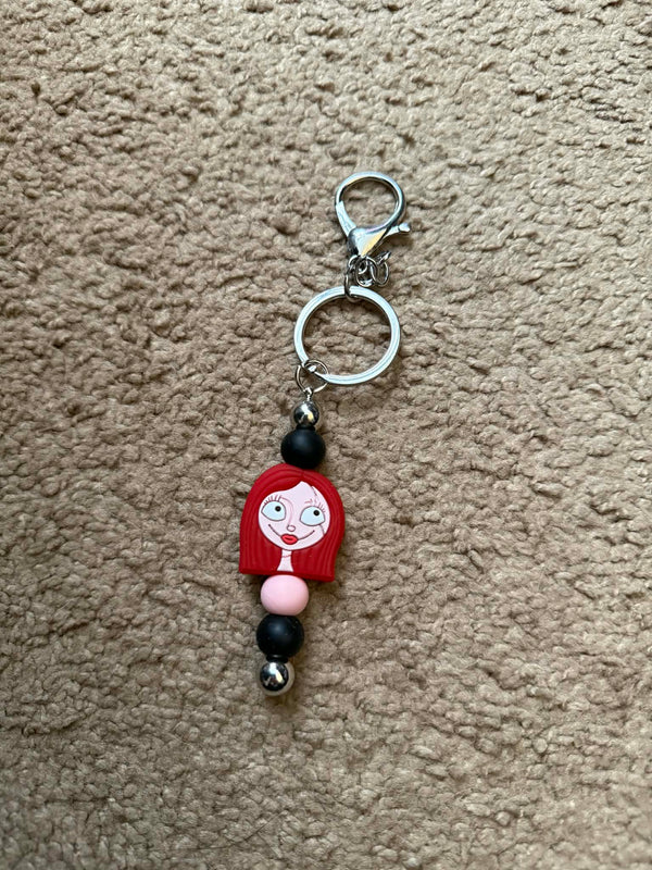 Ragdoll Beaded Keychain