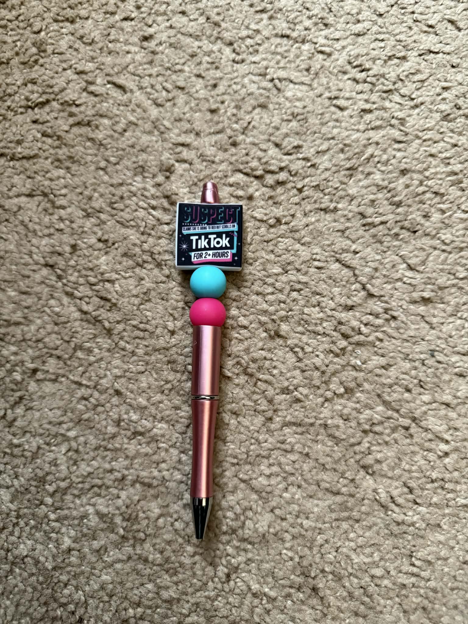 Tiktok Suspect Beaded Pen