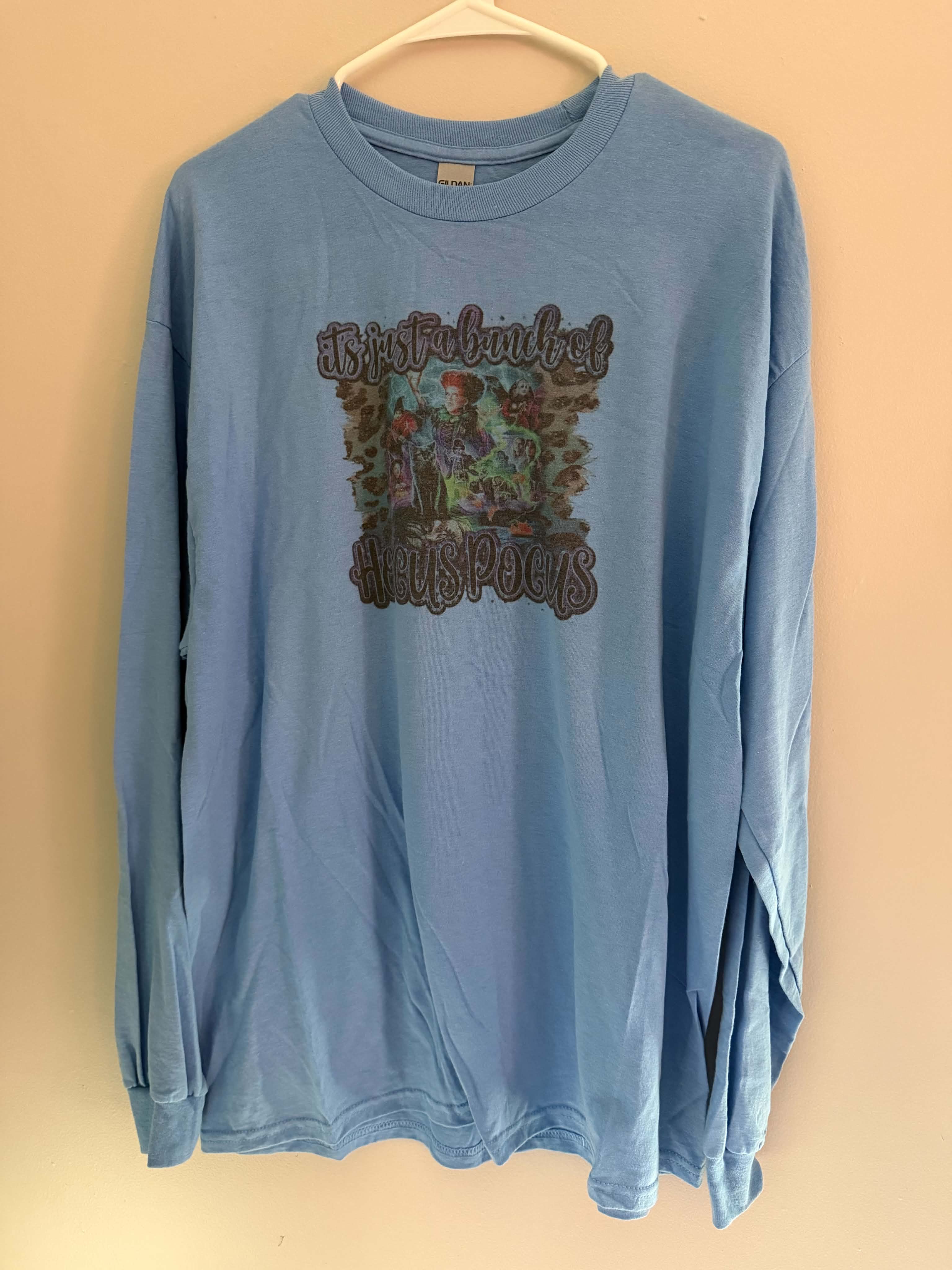 XL Hocus Pocus Long Sleeve Sublimation Shirt