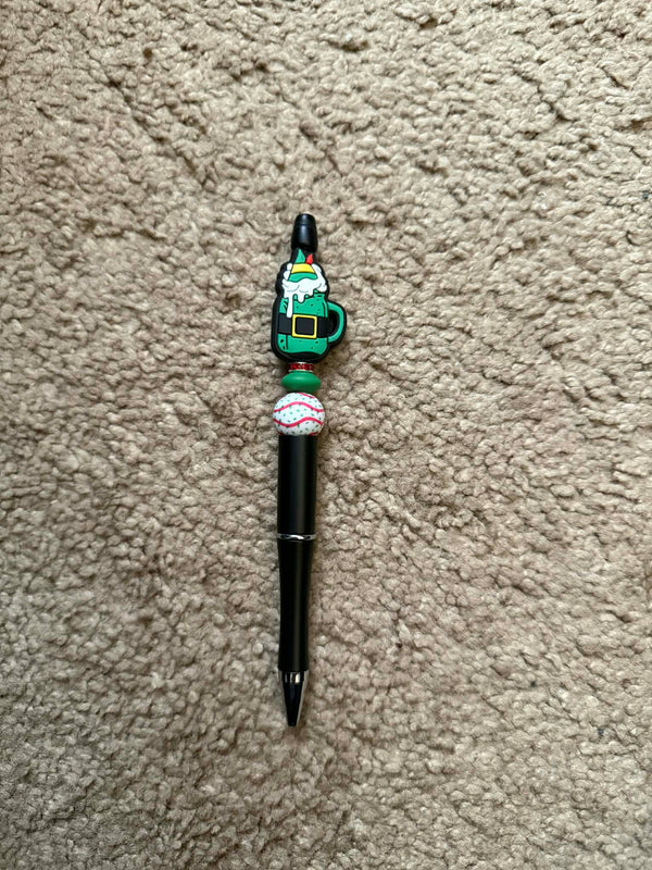 Christmas Elf Beaded Pen