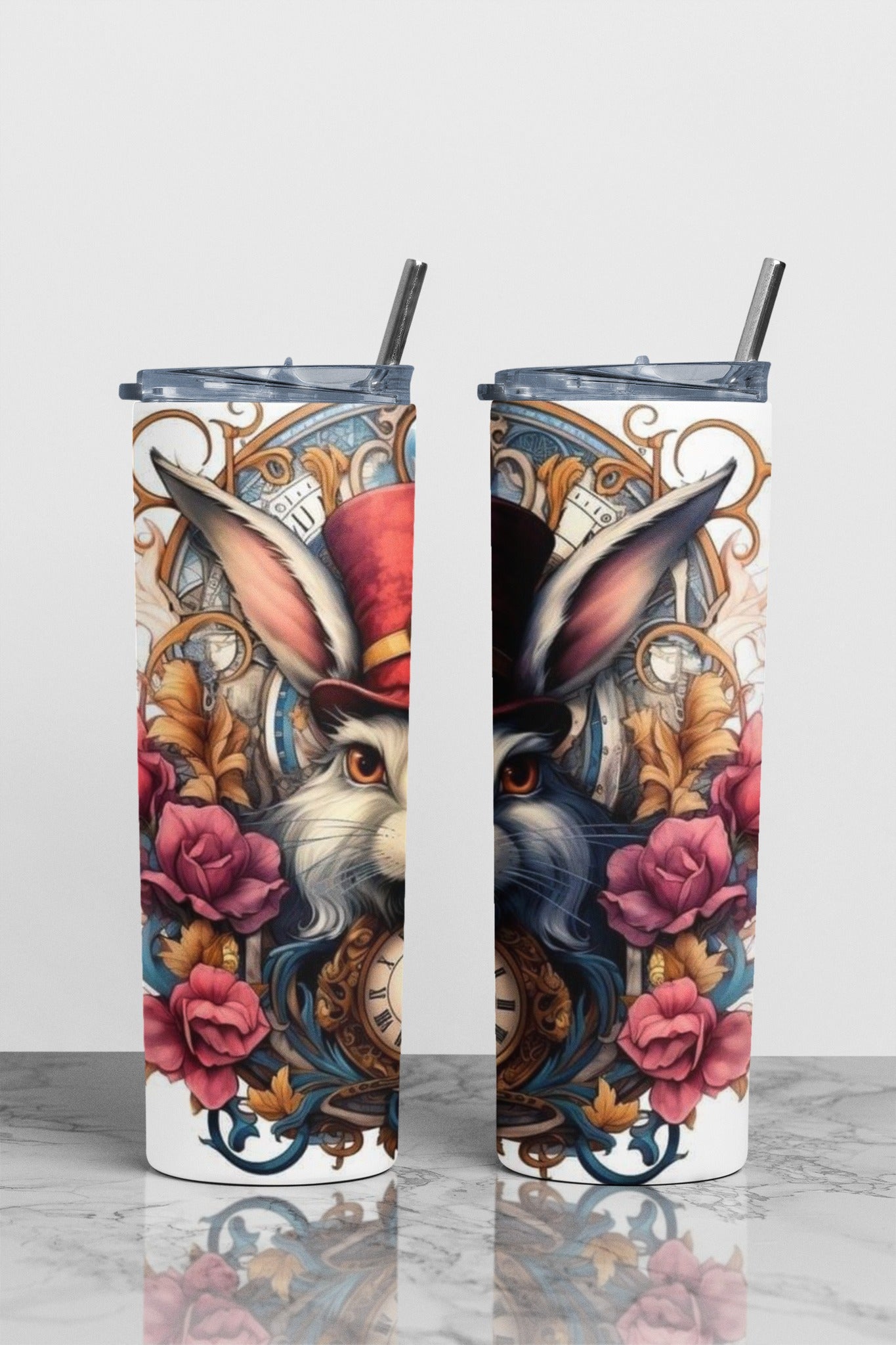 Rabbit Theme Sublimation Tumbler