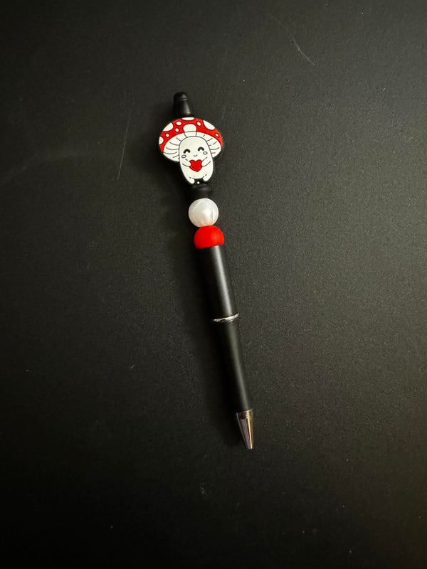 Mushroom Silicone Beaded Pen