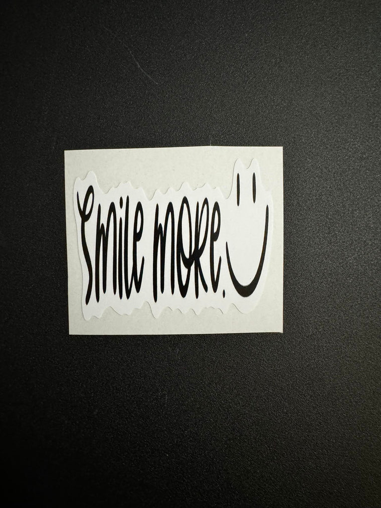 Smile More Decal