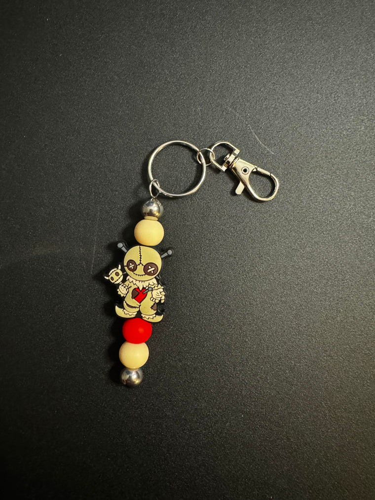 Spooky Sam Beaded Keychain