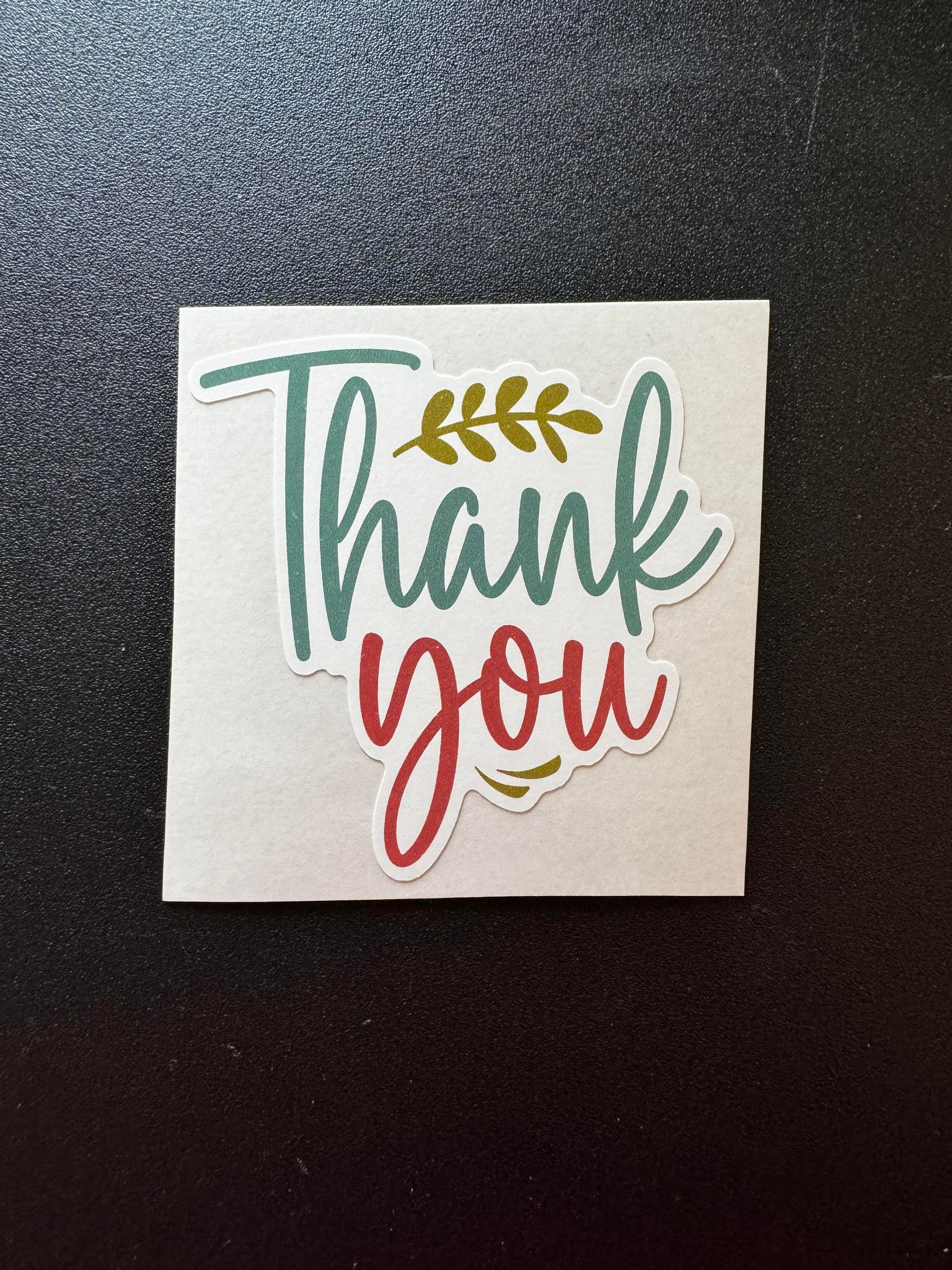 Thank You Decal