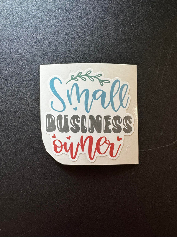 Small Business Owner Decal