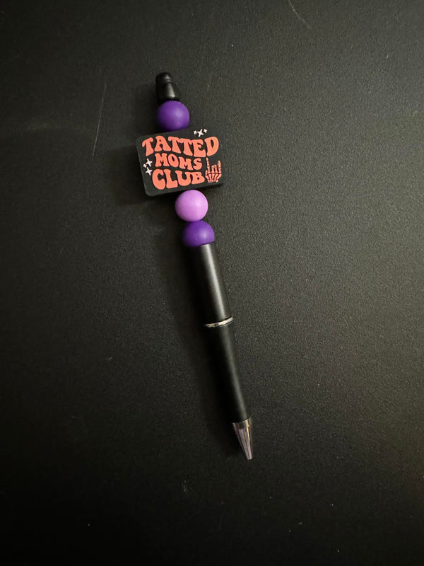 Tatted Moms Club Silicone Beaded Pen