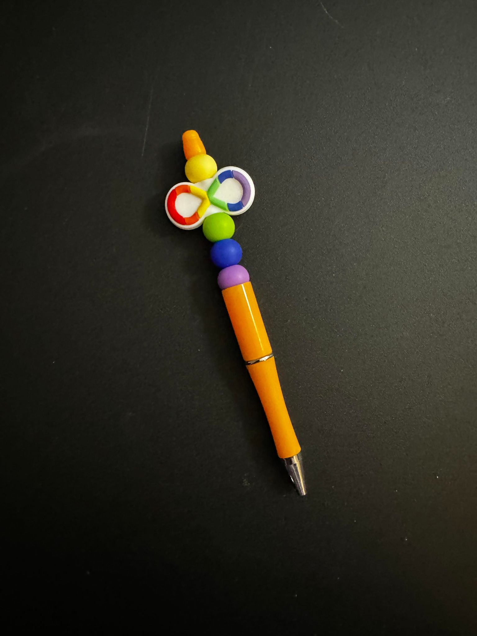 Autism Awareness Silicone Beaded Pen