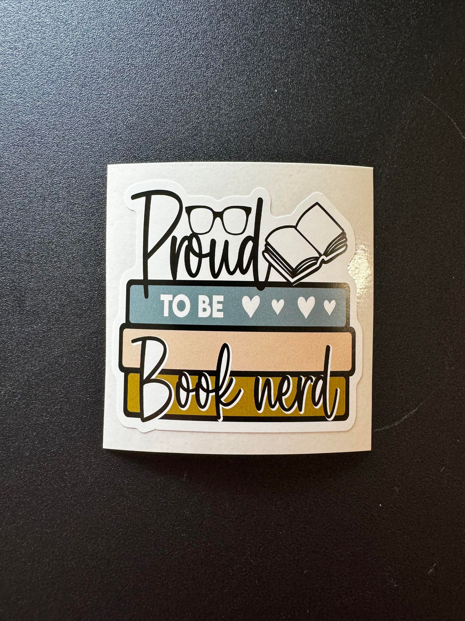 Proud To Be A Book Nerd Decal