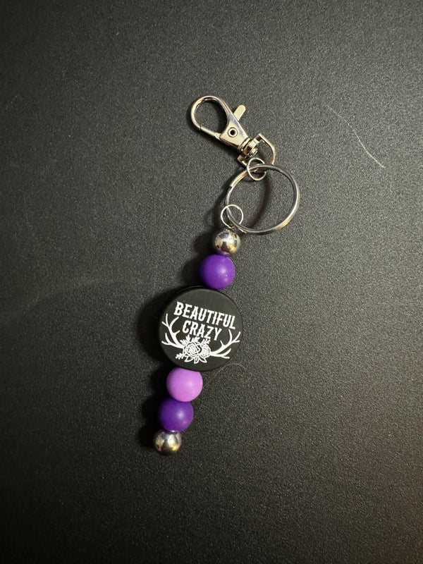 Beautiful Crazy Beaded Keychain