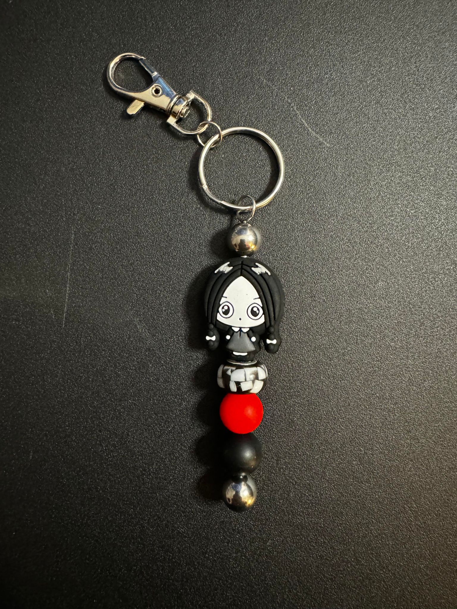 Merlina Beaded Keychain