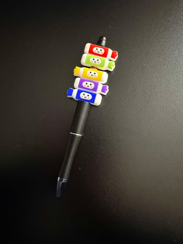 Candy Theme Silicone Beaded Pen