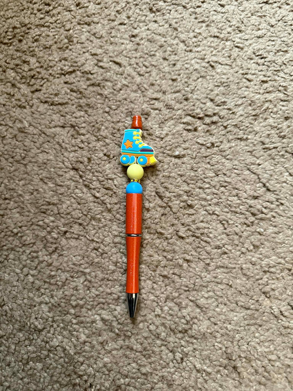 Skate Beaded Pen