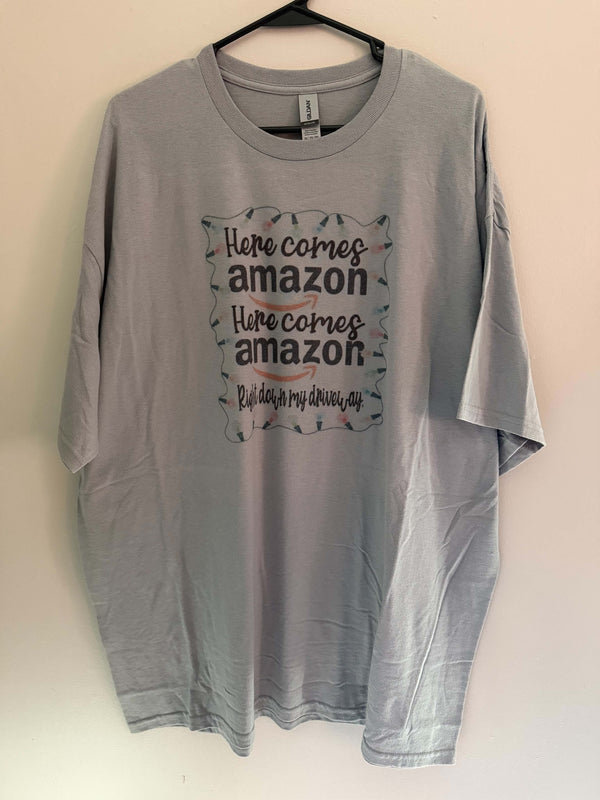 2XL Here Comes Amazon Sublimation Shirt