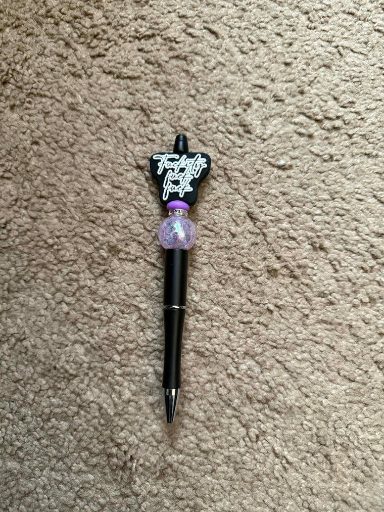 Fuckity Beaded Pen