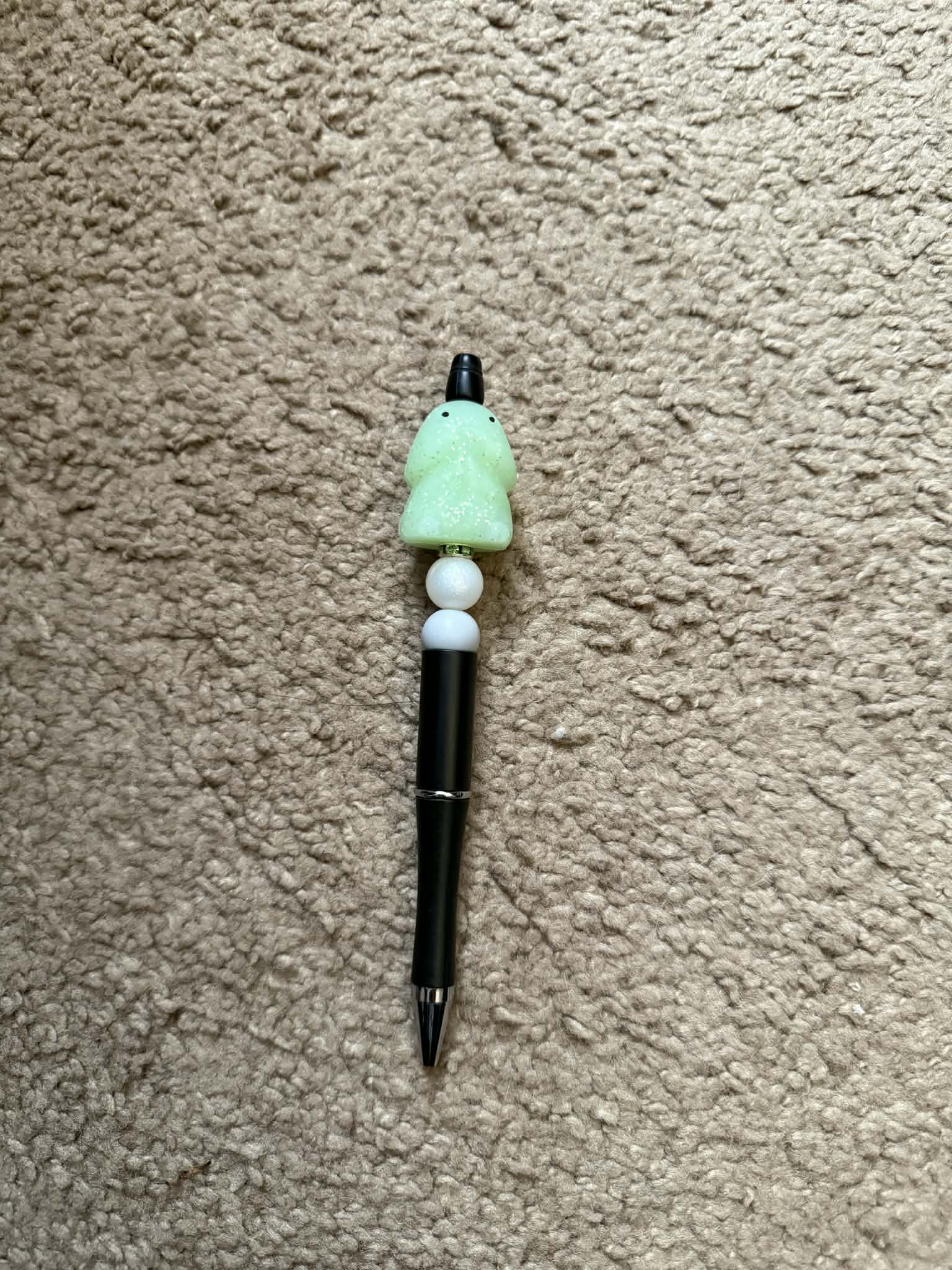 Green Sparkle Richard Beaded Pen