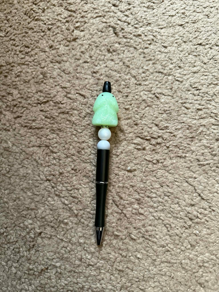 Green Sparkle Richard Beaded Pen