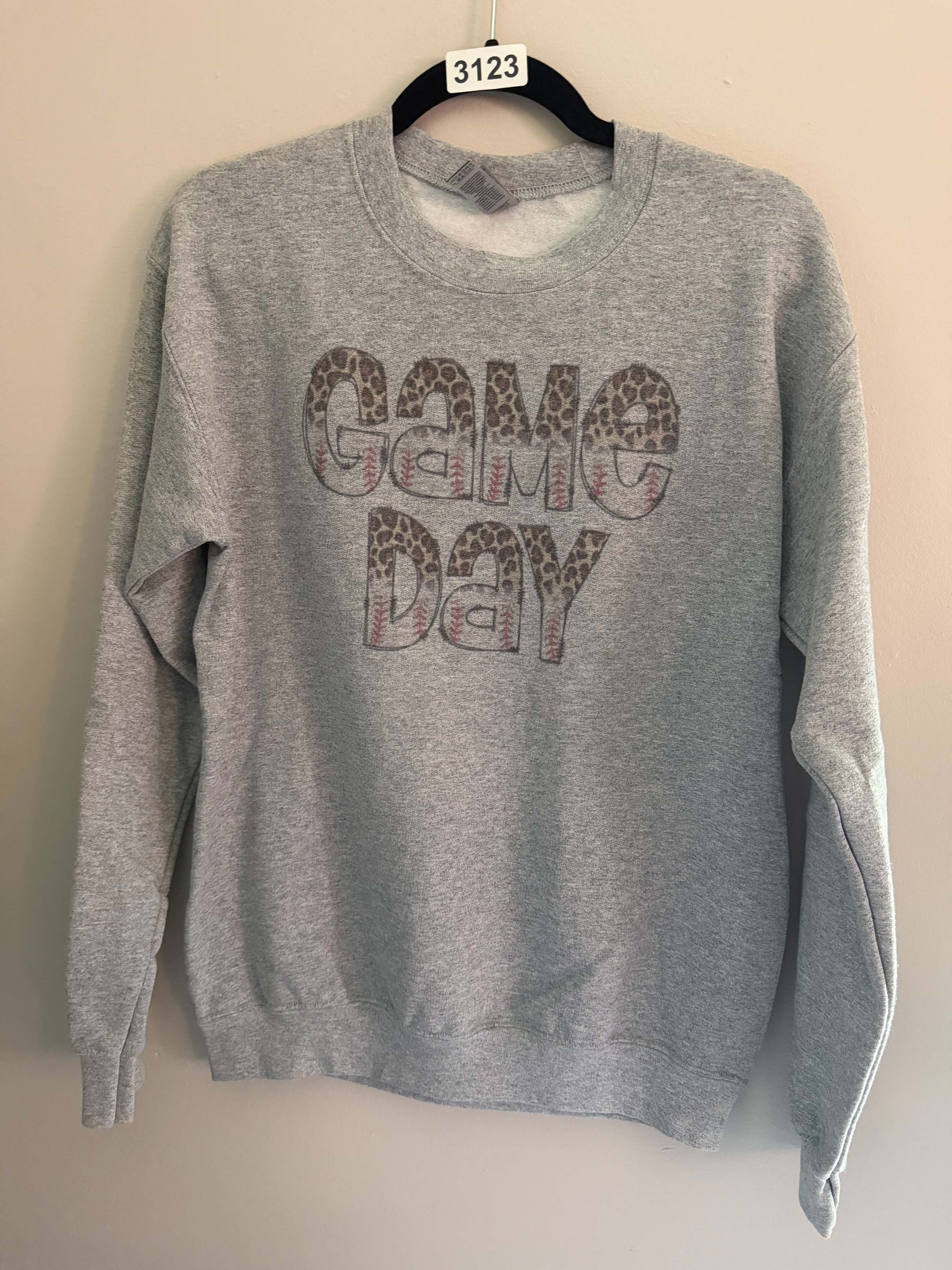 Small Game Day Cheetah Sublimation Sweatshirt