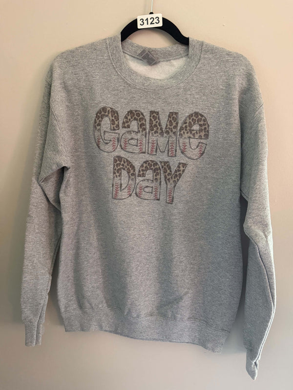 Small Game Day Cheetah Sublimation Sweatshirt