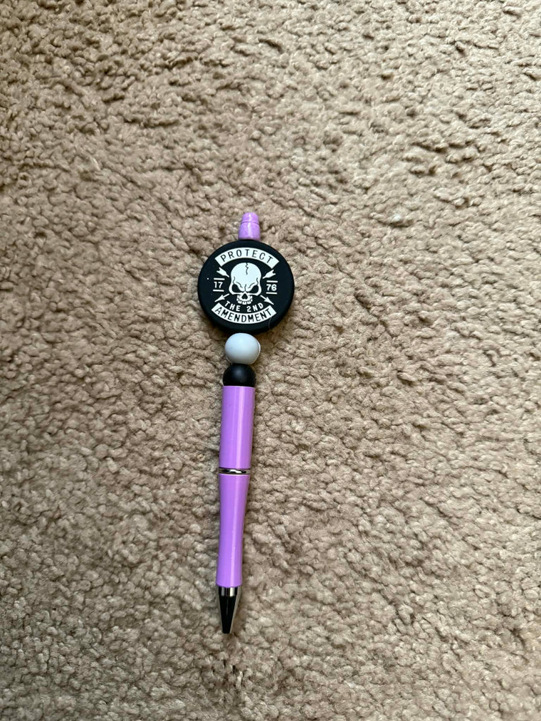 2nd Amendment Beaded Pen
