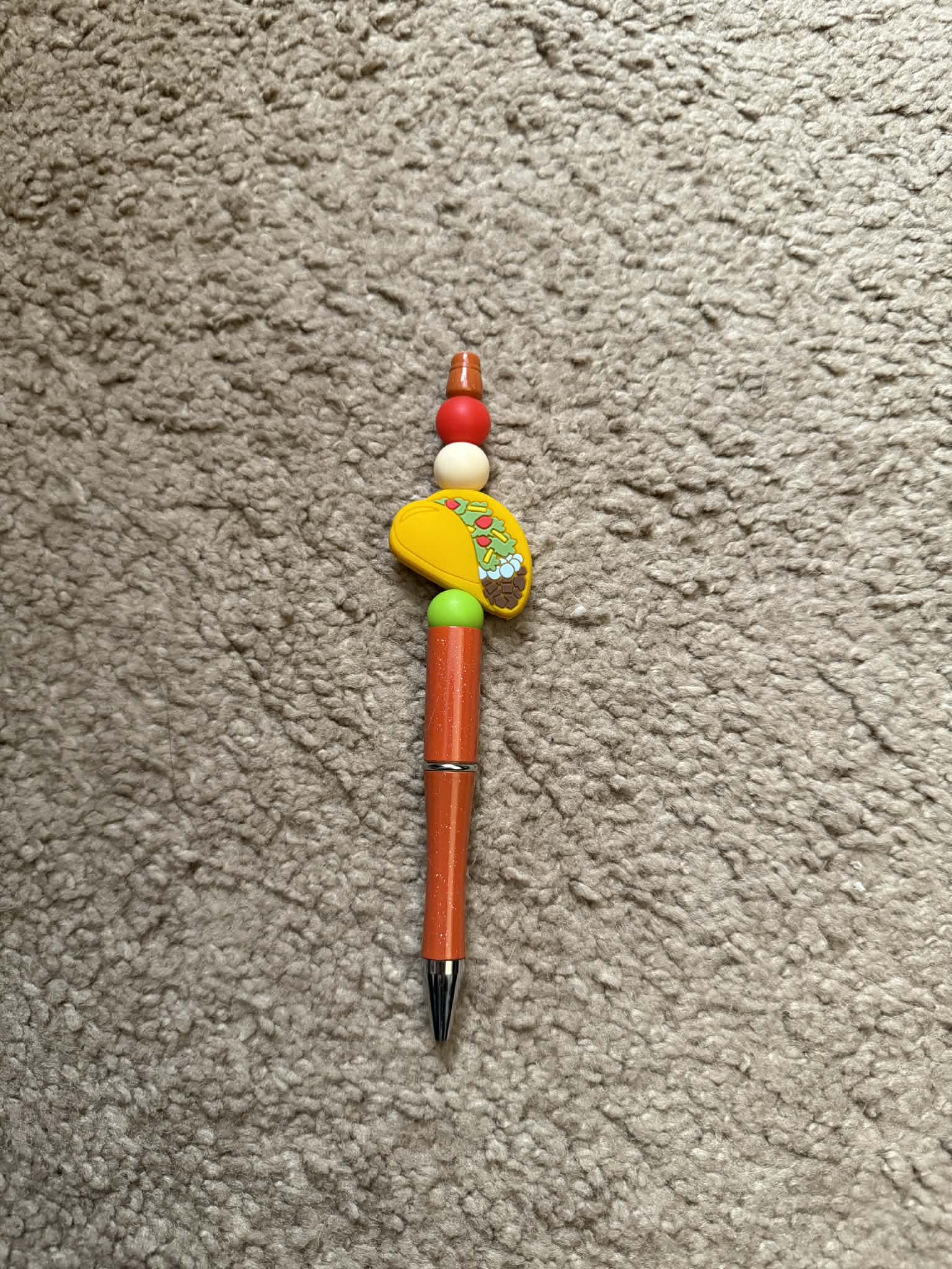 Taco Beaded Pen