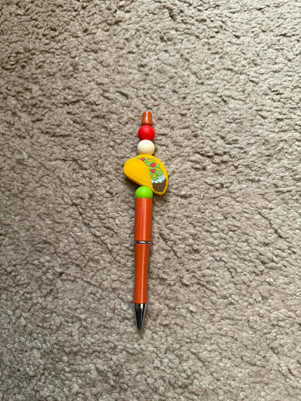 Taco Beaded Pen