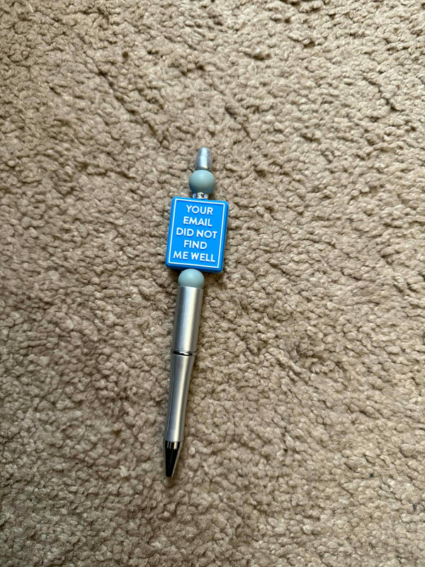 Your Email Beaded Pen