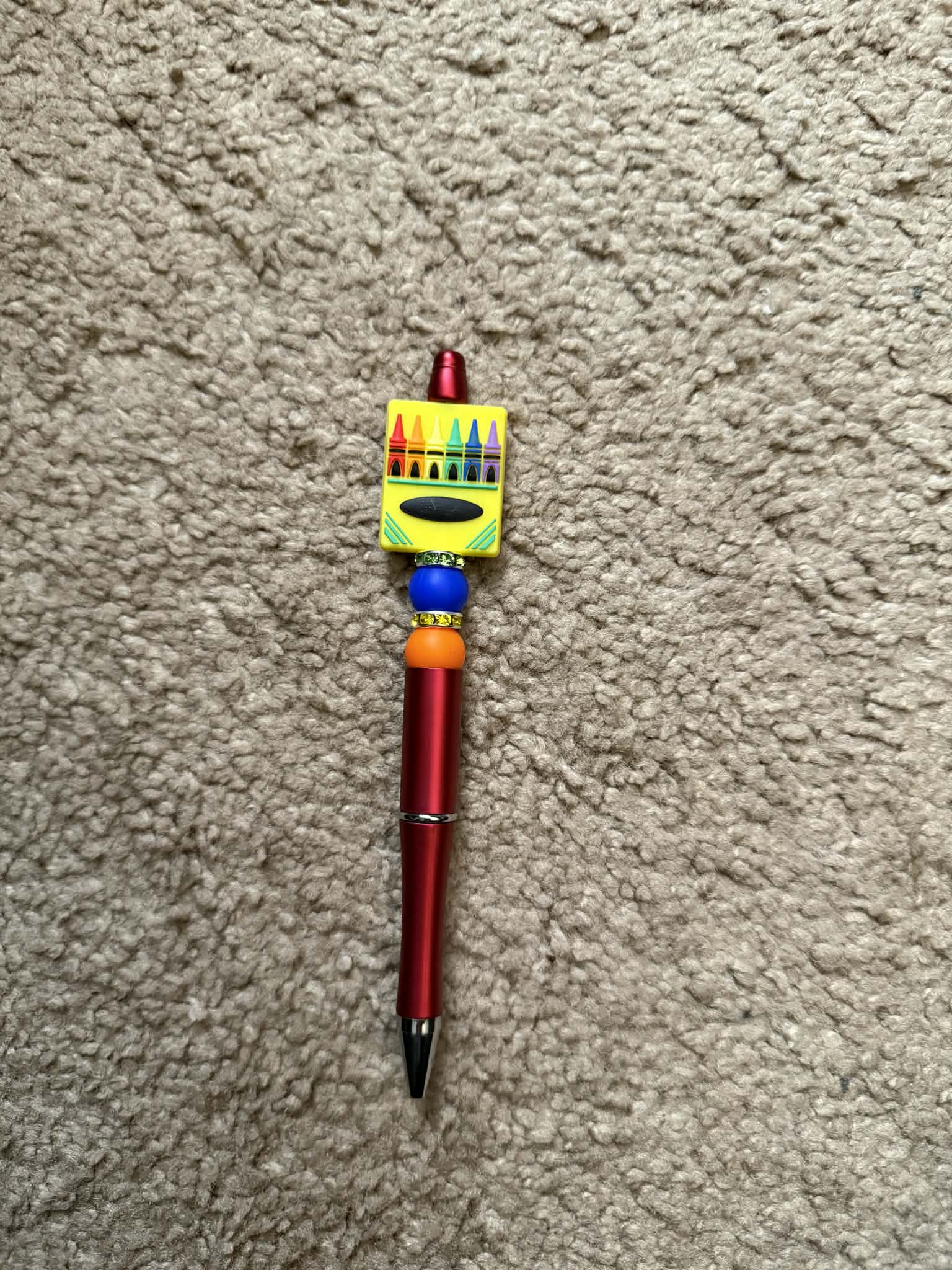 Crayon Box Beaded Pen