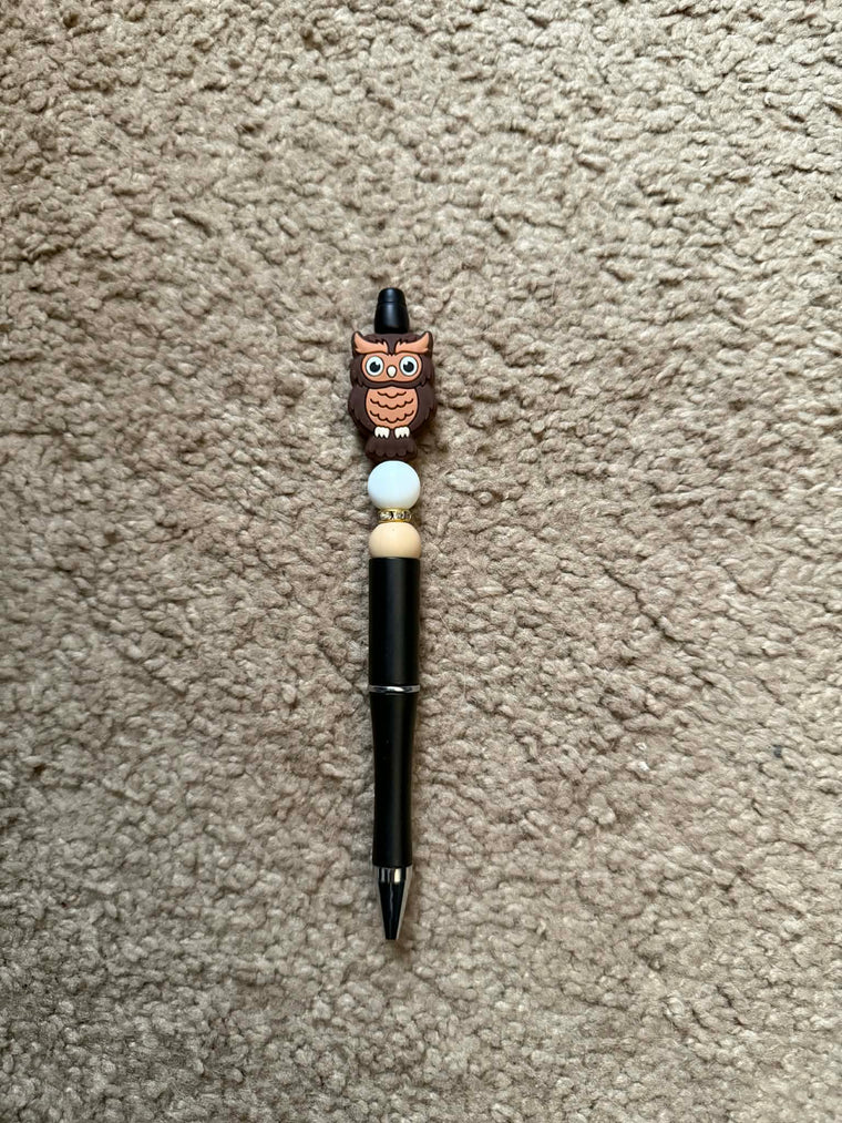 Owl Beaded Pen