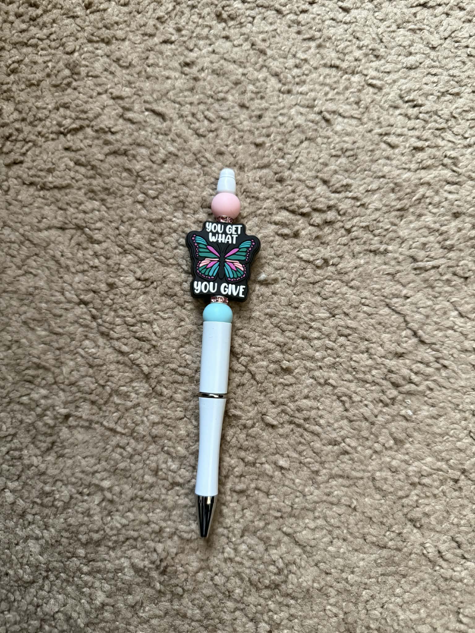 You Get What You Give Beaded Pen