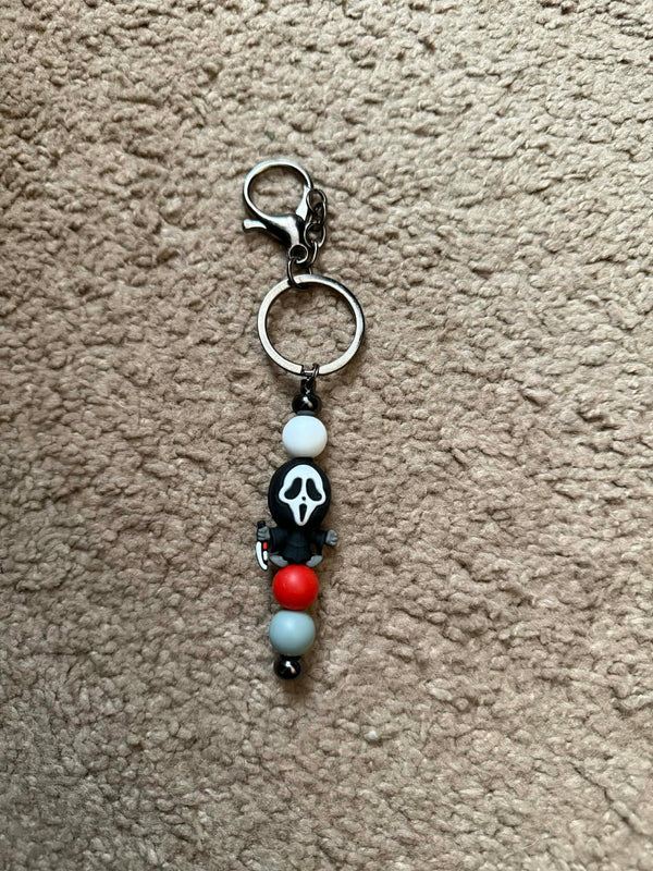 Spooky Killer 2 Beaded Keychain
