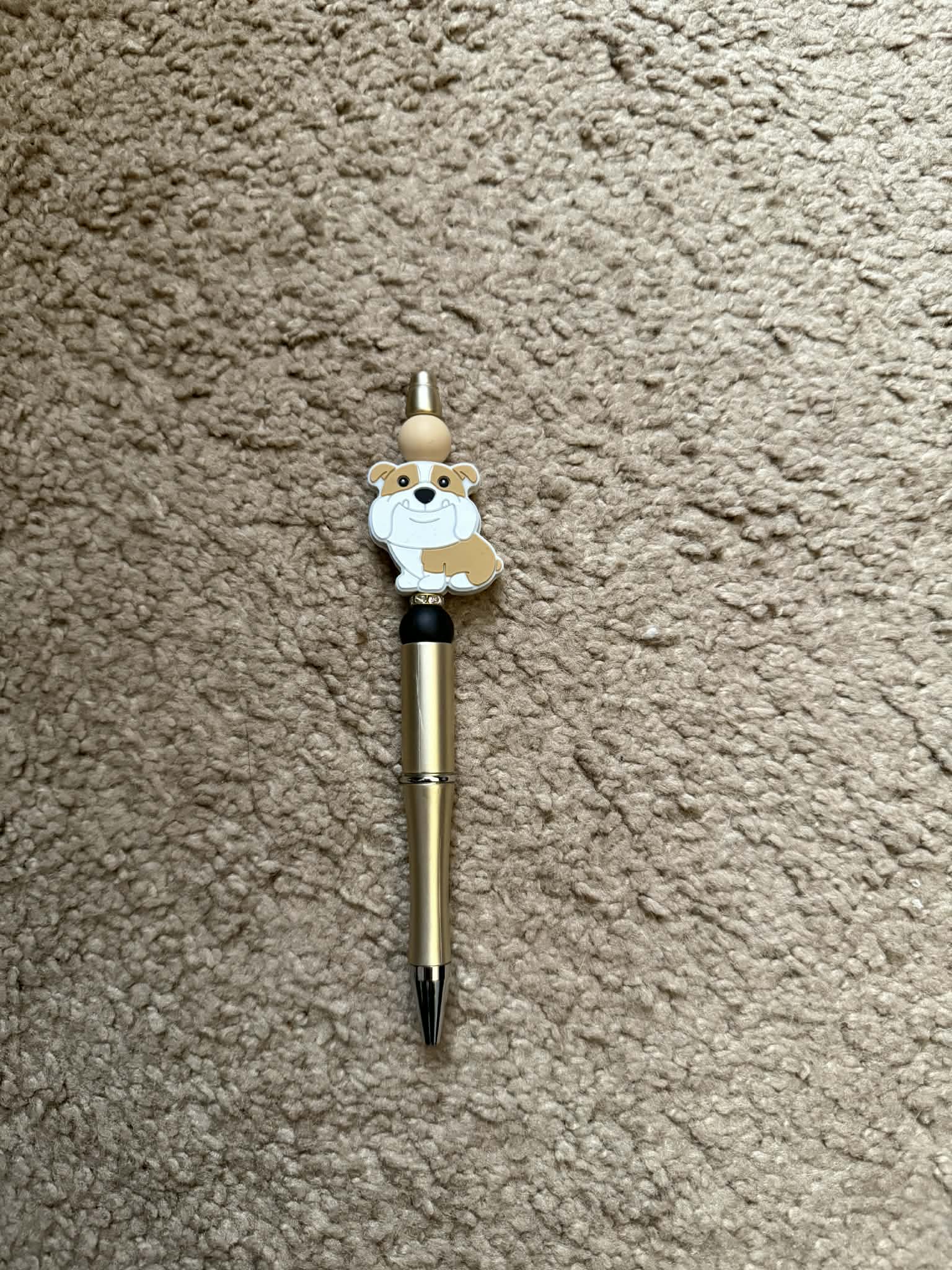 Bulldog Beaded Pen