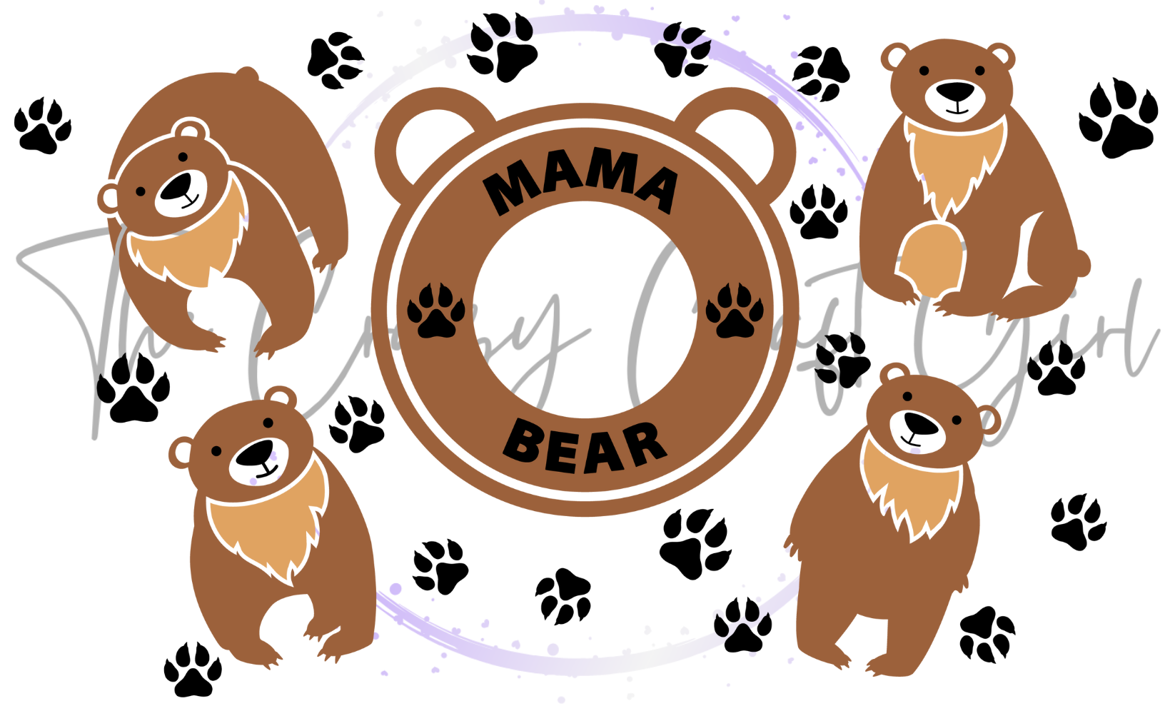 Mama Bear Cold Cup Wrap